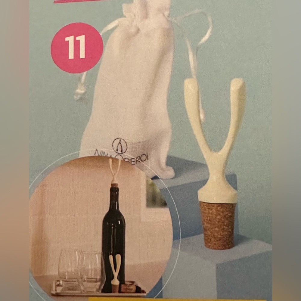 Nima Oberoi Lunares Wishbone Bottle Stopper